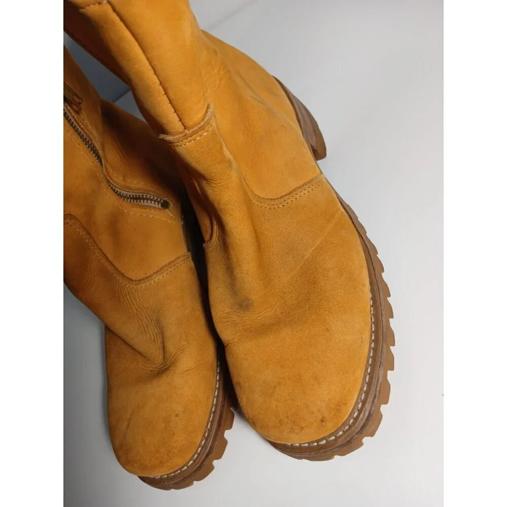Durango Boots Suede Size Men's 10 M Rust Made In USA